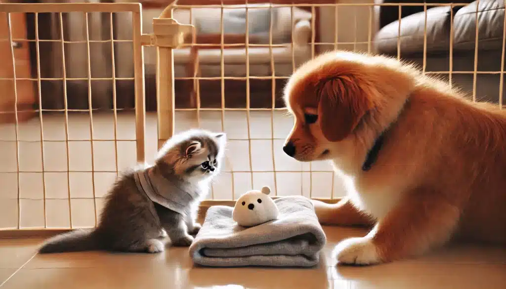 La introducción gradual es la clave para una socialización exitosa: Primero, los olores: Deja que tu gatito huela una prenda o una manta de la otra mascota o persona antes de que se conozcan en persona. Encuentros cortos y supervisados: Permite que tu gatito y la otra mascota se vean a través de una puerta o una barrera antes de dejarlos interactuar libremente. Las primeras interacciones deben ser cortas y siempre bajo supervisión. No los fuerces: Deja que ambos animales se acerquen y se retiren a su propio ritmo. No obligues a tu gatito a interactuar si se siente incómodo.