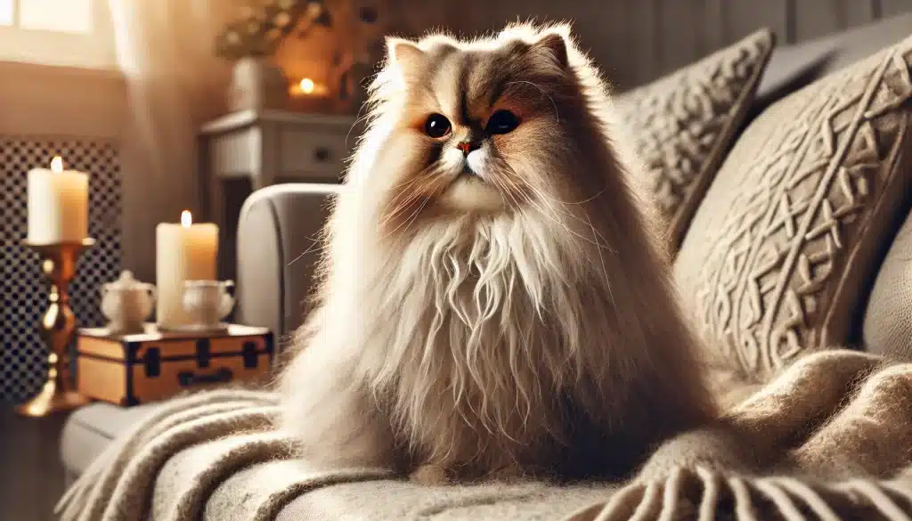 gato persa viejo