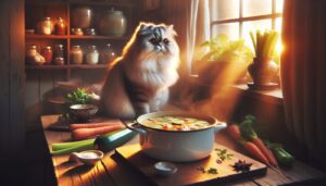 sopa-de-pollo-y-calabacin-receta-hidratante-para-gatos-persa